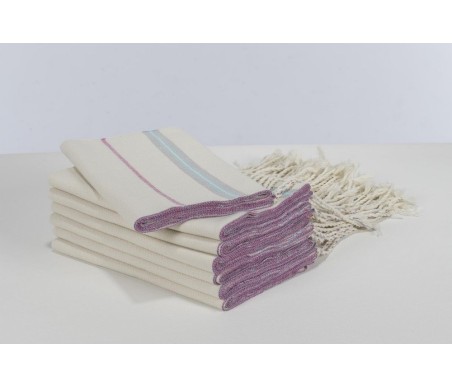 comprar faja algodon rayado vertical crudo