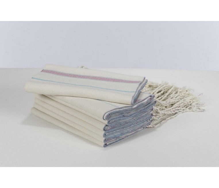 comprar faja algodon rayado vertical crudo