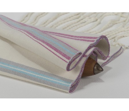 comprar faja algodon rayado vertical crudo