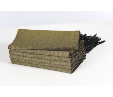 comprar faja seda jaspeada amarilla