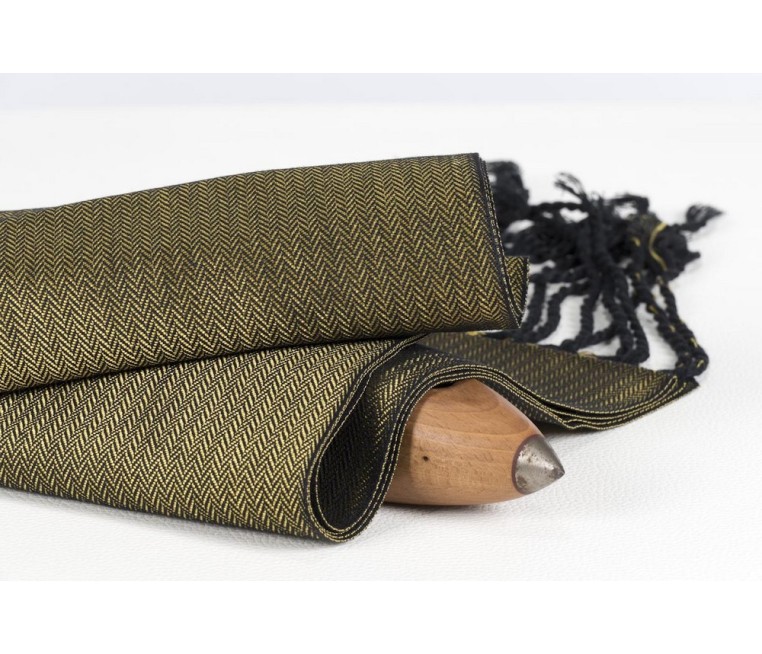 comprar faja seda jaspeada amarilla