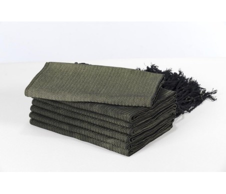 comprar faja seda jaspeada verde oliva