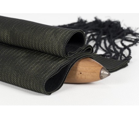 comprar faja seda jaspeada verde oliva