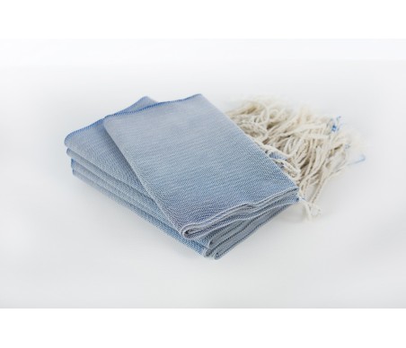 comprar faja seda jaspeada azul fondo crudo