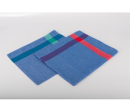 comprar paño de cocina liso azul